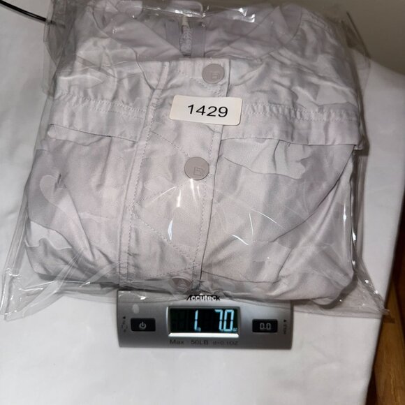 Blanc Noir Size M Skyfall Camo-Print‎ Aviator Jacket in New Grey Camo Outdoor - Picture 14 of 14